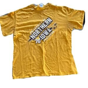 Gold UNI Panthers Short Sleeve TShirt Large